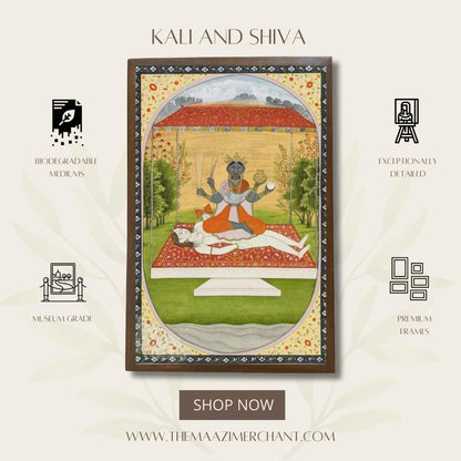 Kali and Shiva