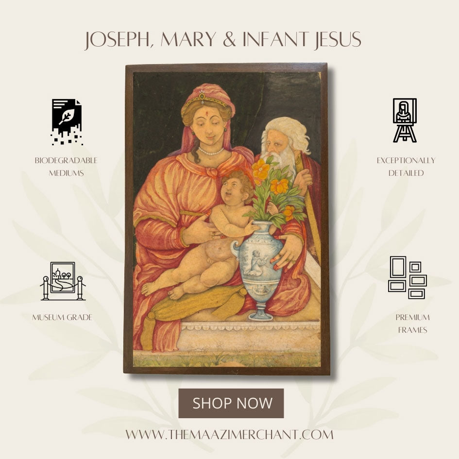 Joseph, Mary & infant Jesus