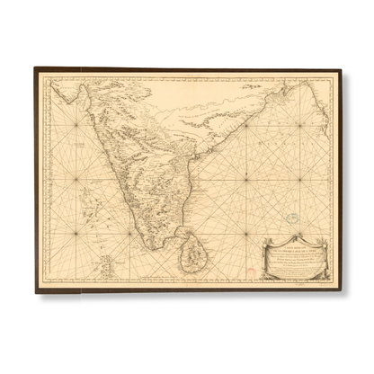 Carte Reduite De La Presque Isle De L'Inde, 1766