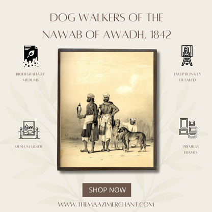 Dog Walkers of the Nawab of Awadh, 1842