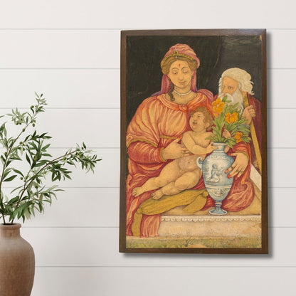 Joseph, Mary & infant Jesus