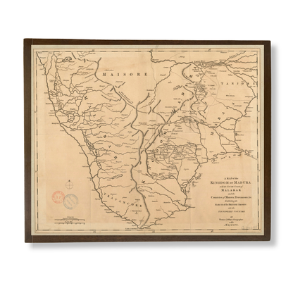 Kingdom of Madura, Marava & Travancore, 1771
