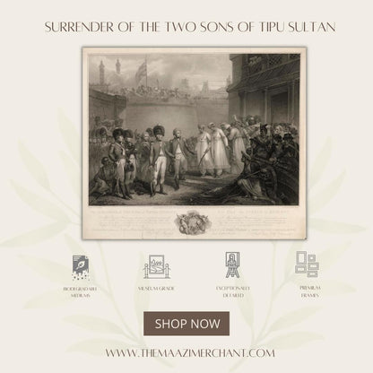 Surrender of the two sons of Tipu Sultan