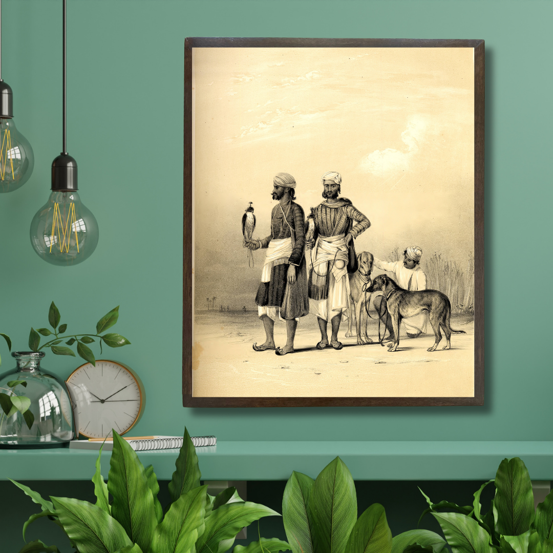 Dog Walkers of the Nawab of Awadh, 1842