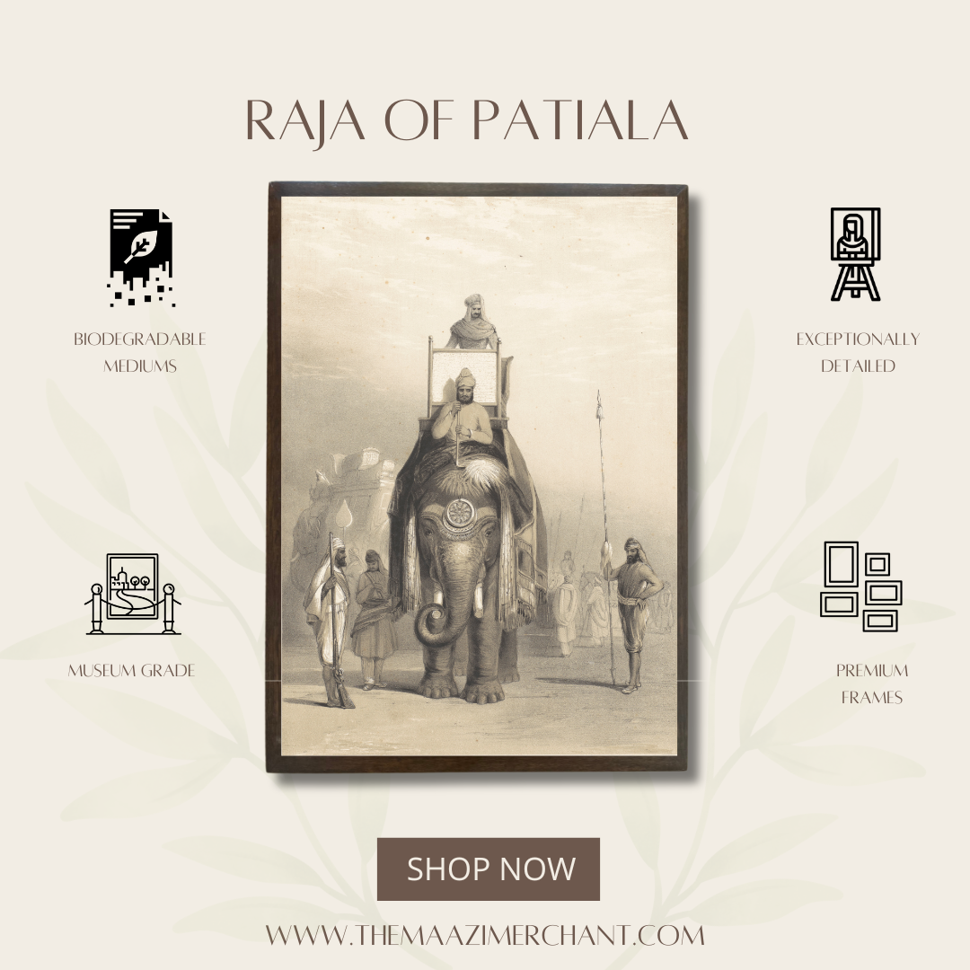 Raja of Patiala, 1844