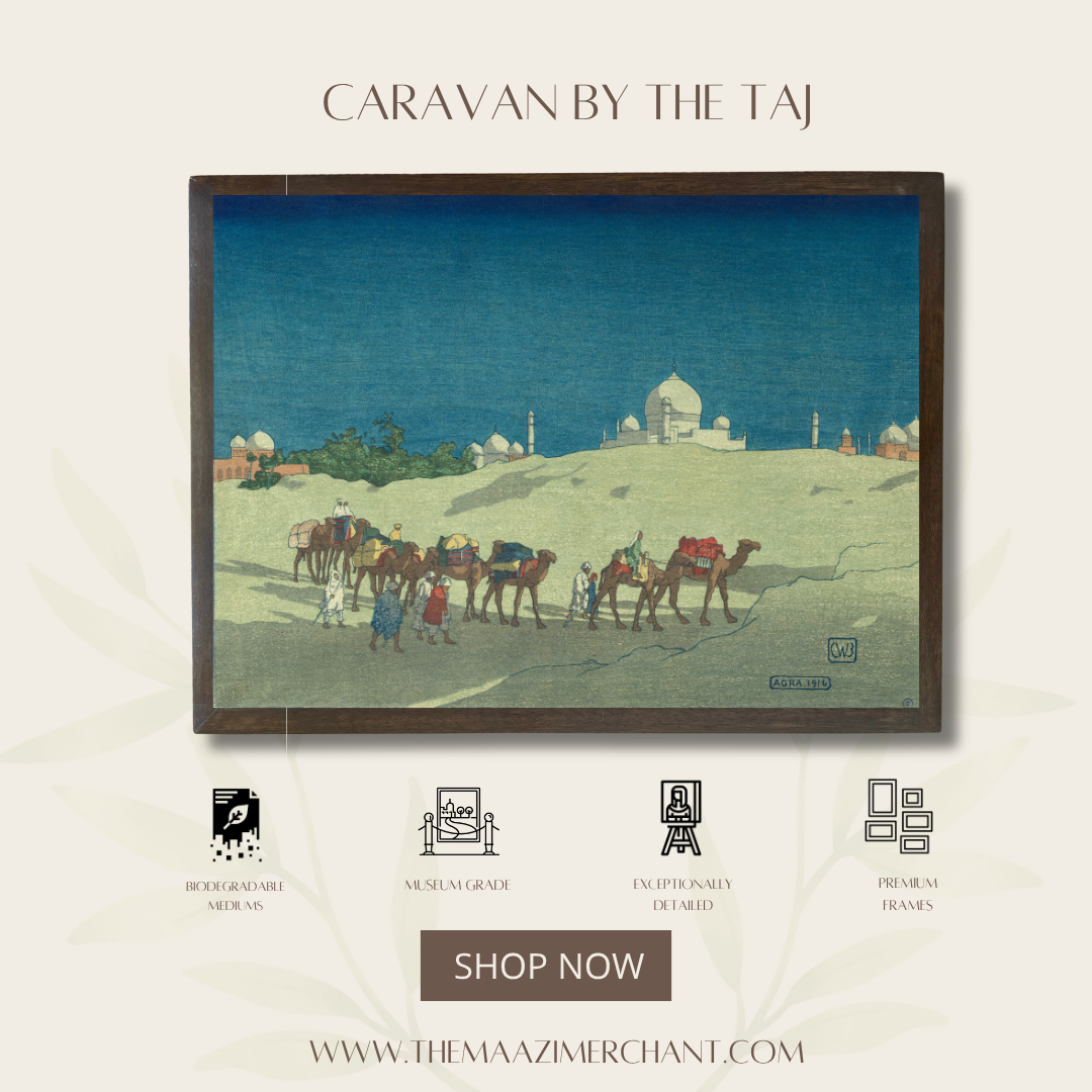 Caravan by the Taj