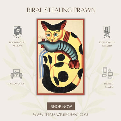 Biral stealing prawn