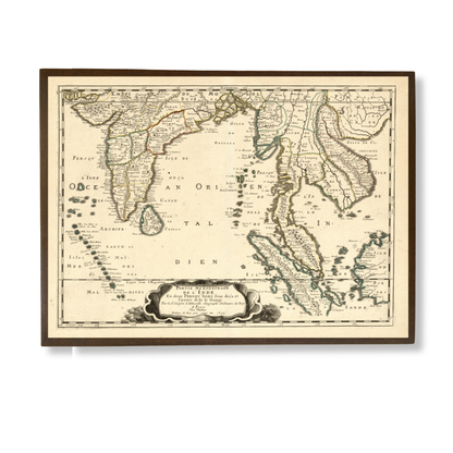 French Map of the East Indies, 1654