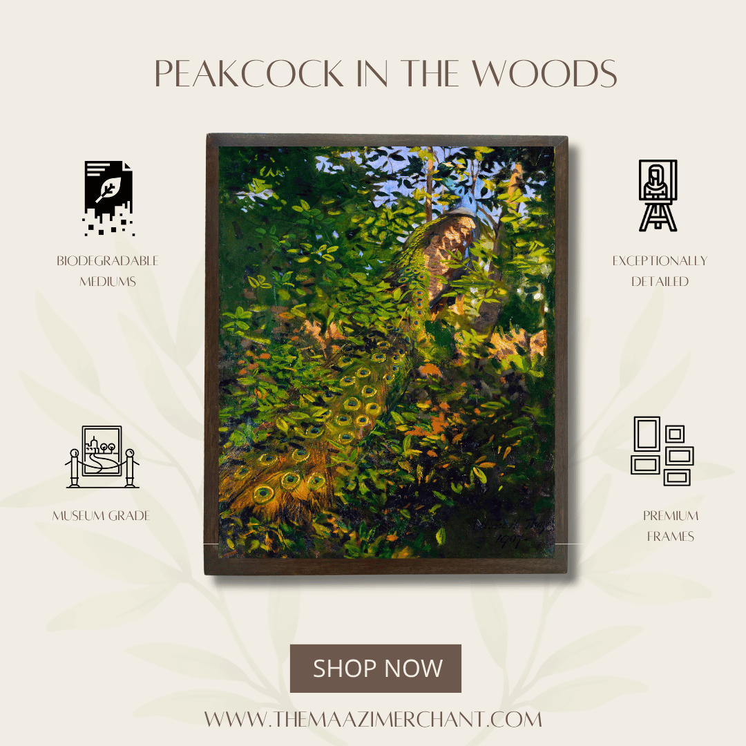 Peacock in the Woods