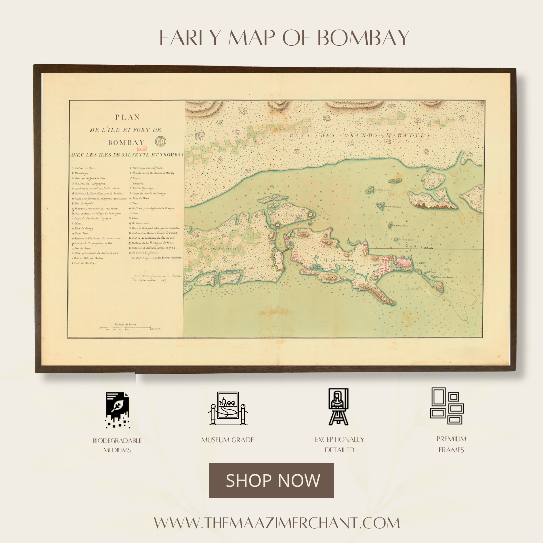 Early map of Bombay