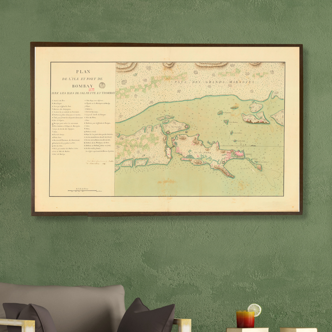 Early map of Bombay