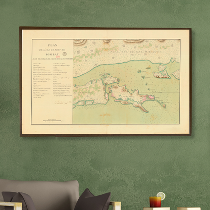 Early map of Bombay
