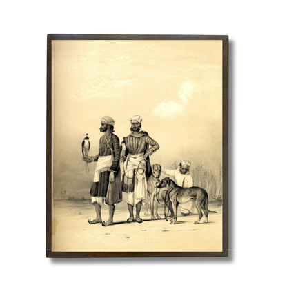 Dog Walkers of the Nawab of Awadh, 1842
