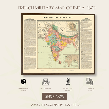 French Military Map of India, 1872