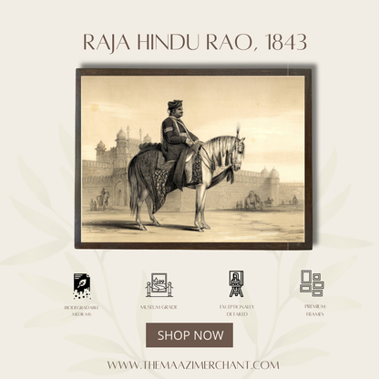 Raja Hindu Rao, 1843