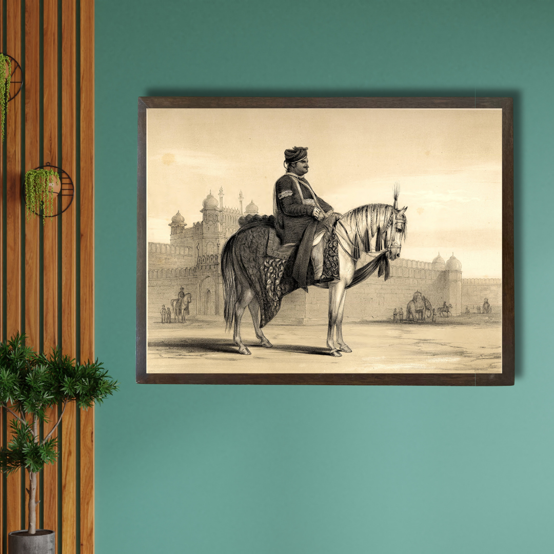 Raja Hindu Rao, 1843