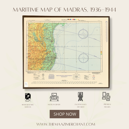 Maritime map of Madras 1936-1944