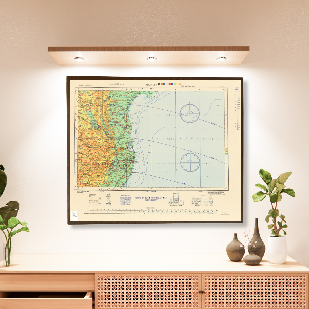 Maritime map of Madras 1936-1944