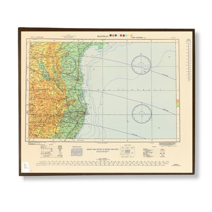 Maritime map of Madras 1936-1944