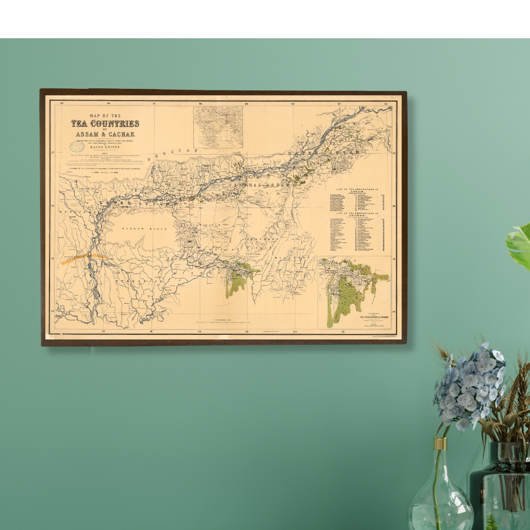 Tea Countries of Assam & Cachar, 1873