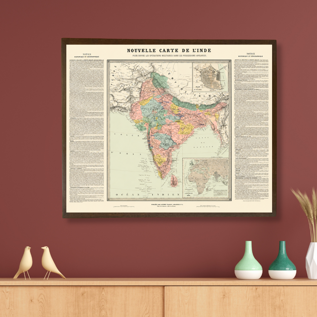 French Military Map of India, 1872