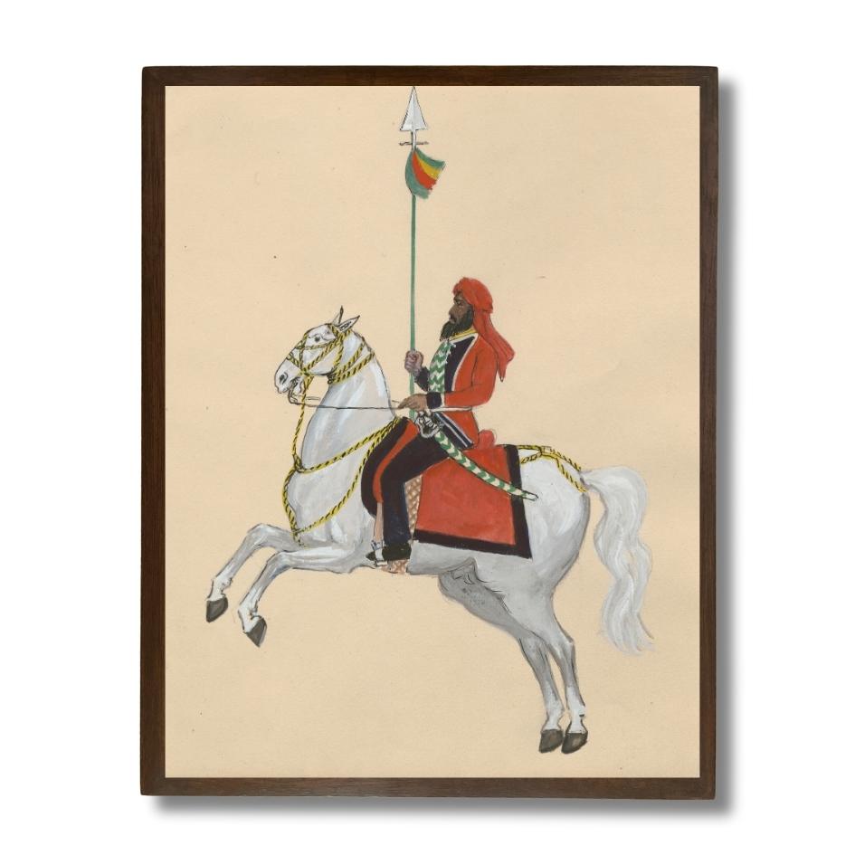 Cavalryman of General Allard's Fauj-i-Khas, 1838