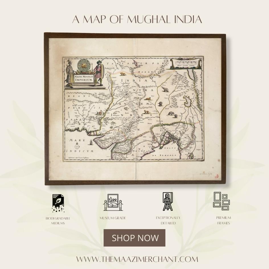 A Map of Mughal India