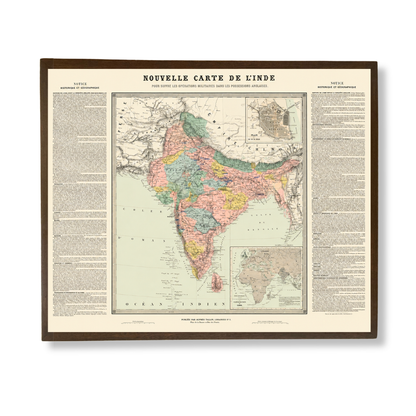 French Military Map of India, 1872