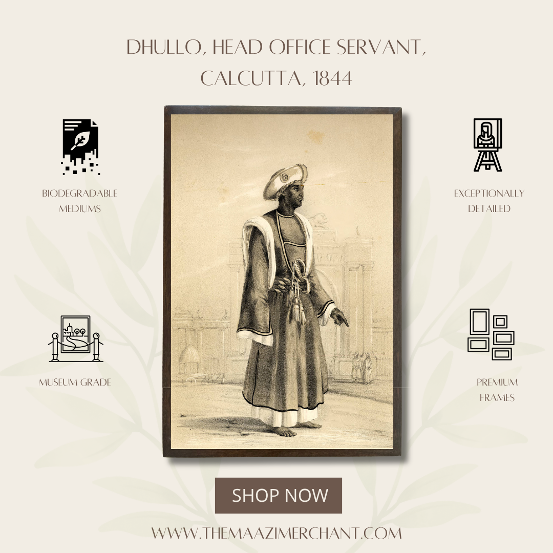 Dhullo, Head office clerk, Calcutta, 1844