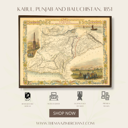 Kabul, Punjab and Baluchistan, 1851