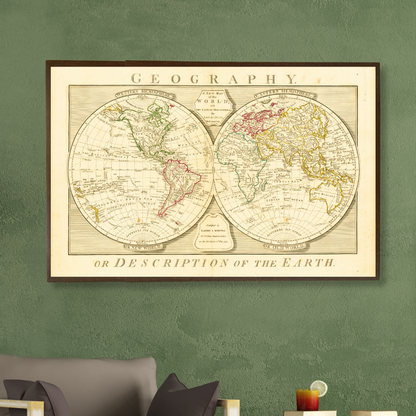 A New Map of the World with the last Discoveries, 1794