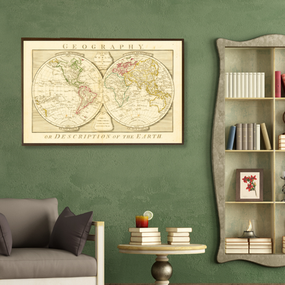 A New Map of the World with the last Discoveries, 1794
