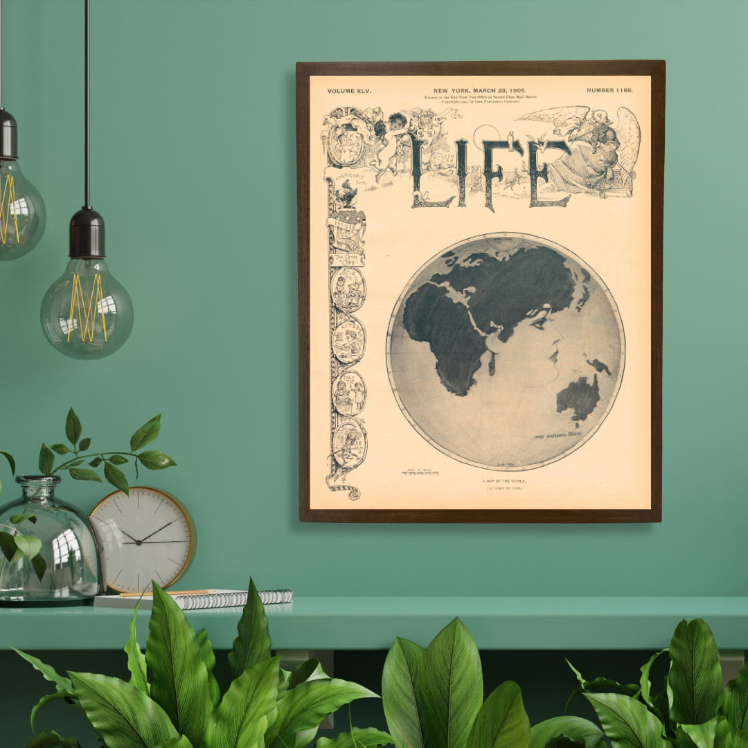 A Map of the world (as seen by him), 1905