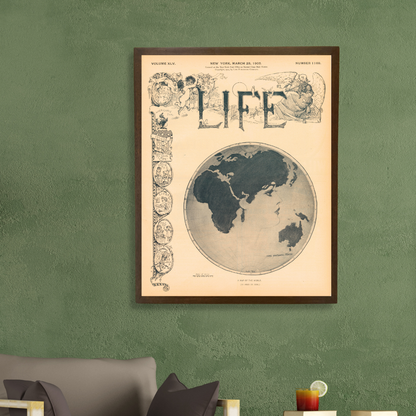 A Map of the world (as seen by him), 1905