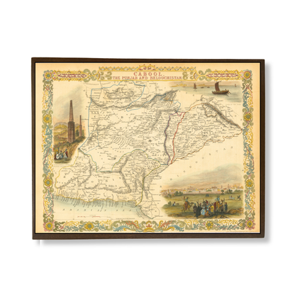 Kabul, Punjab and Baluchistan, 1851