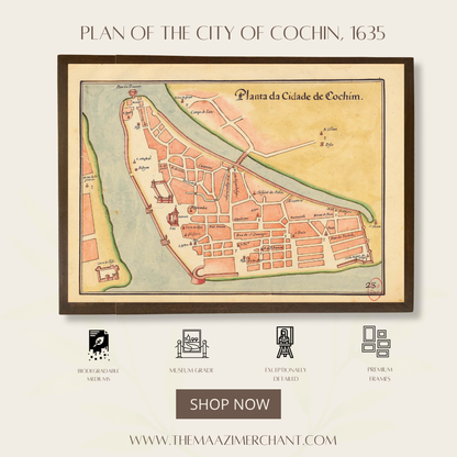 Plan of the City of Cochin, 1635