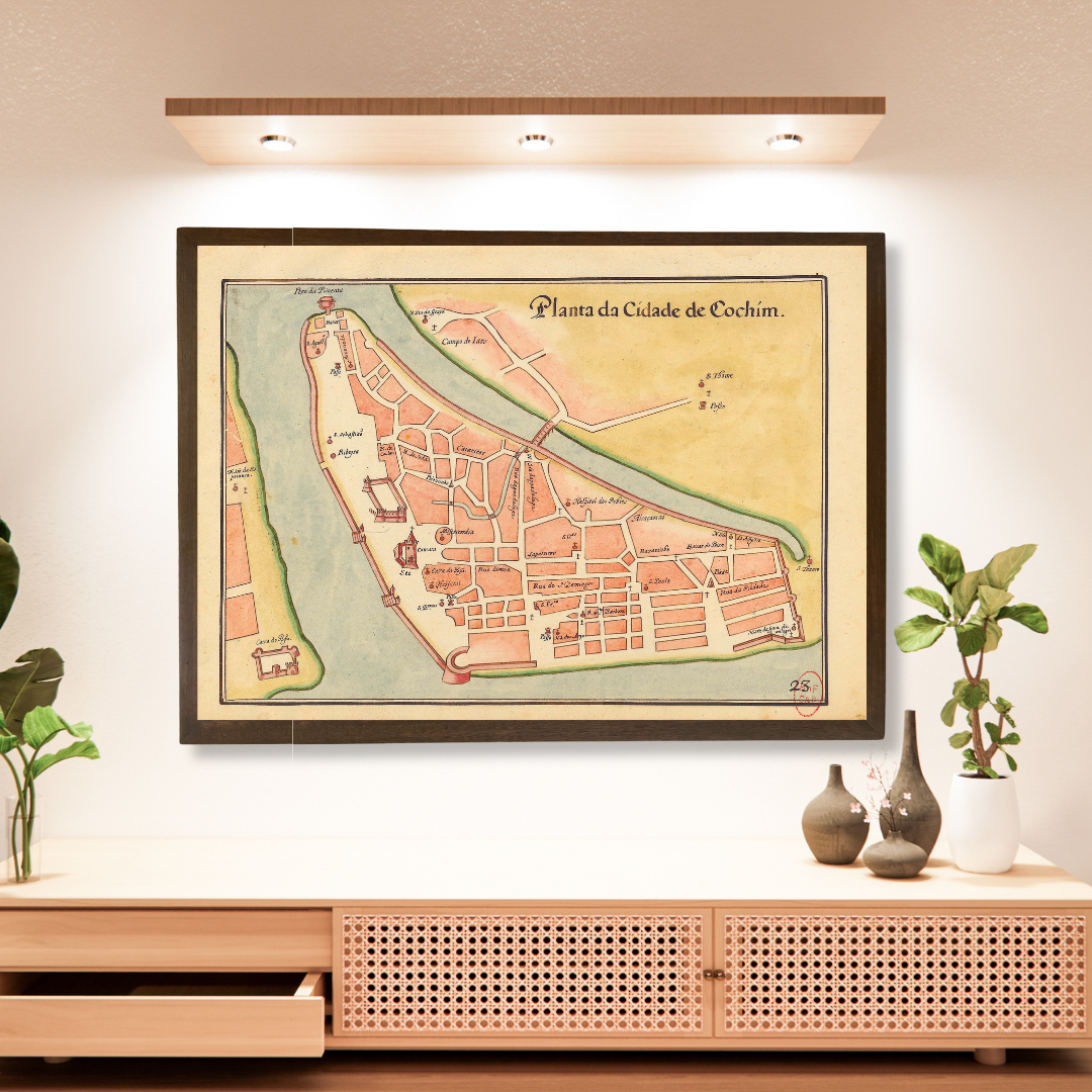 Plan of the City of Cochin, 1635