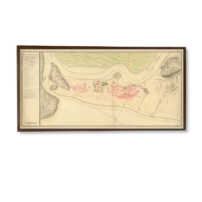 French Military Map of Vizag, 1757