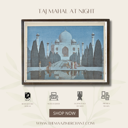 Taj Mahal at night