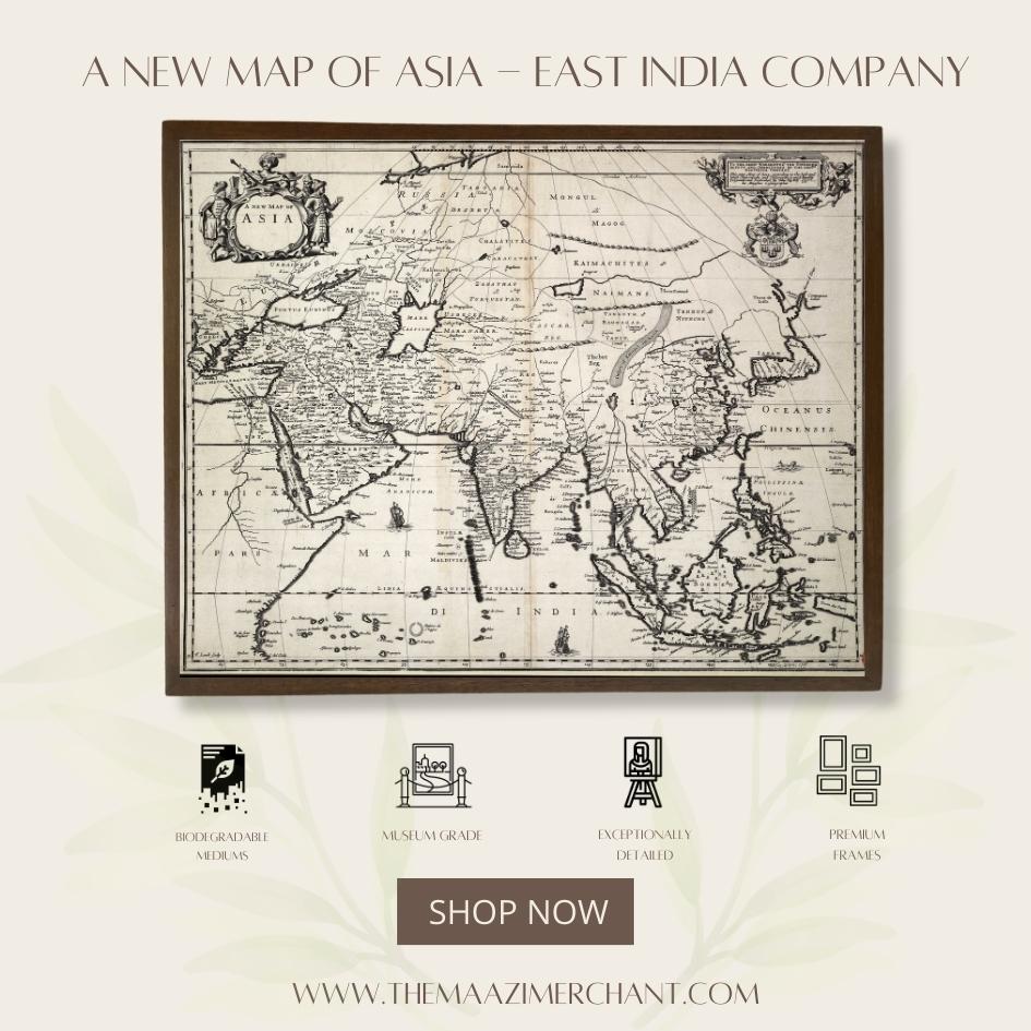 A new map of Asia - East India Company