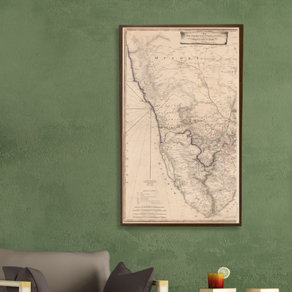 Southern Countries of India, from Madras to Cape Comorin, 1784