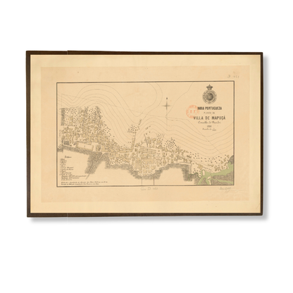 Portugese Map of Mapusa, 1888