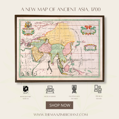 A New map of ancient Asia, 1700