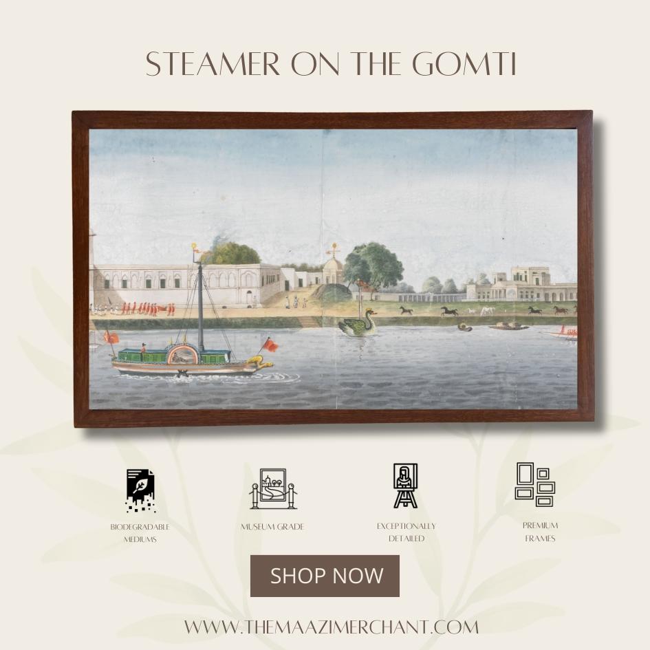 Steamer on the Gomti