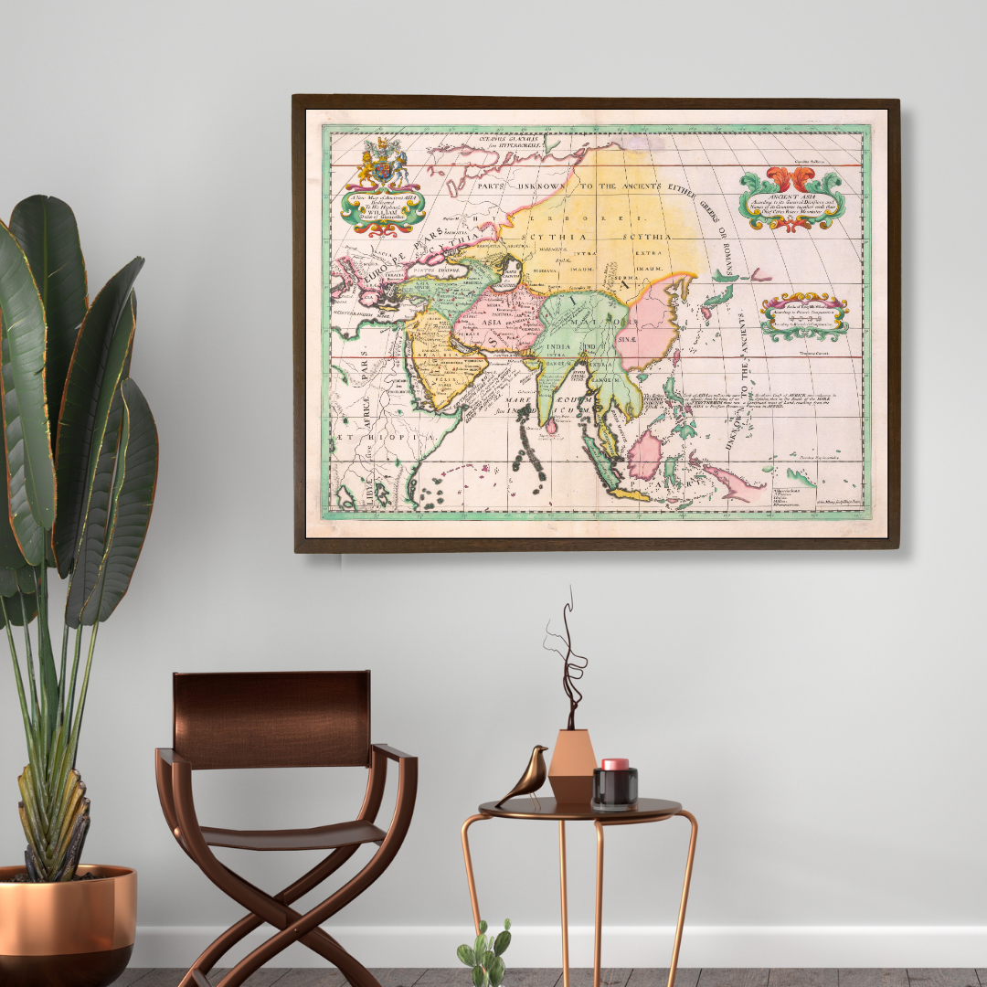 A New map of ancient Asia, 1700