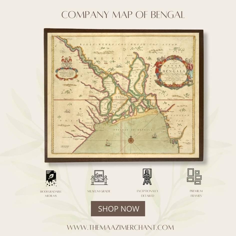 Company Map of Bengal