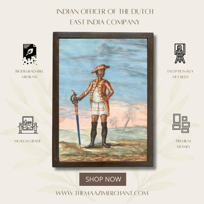 Indian officer of the Dutch East India Company