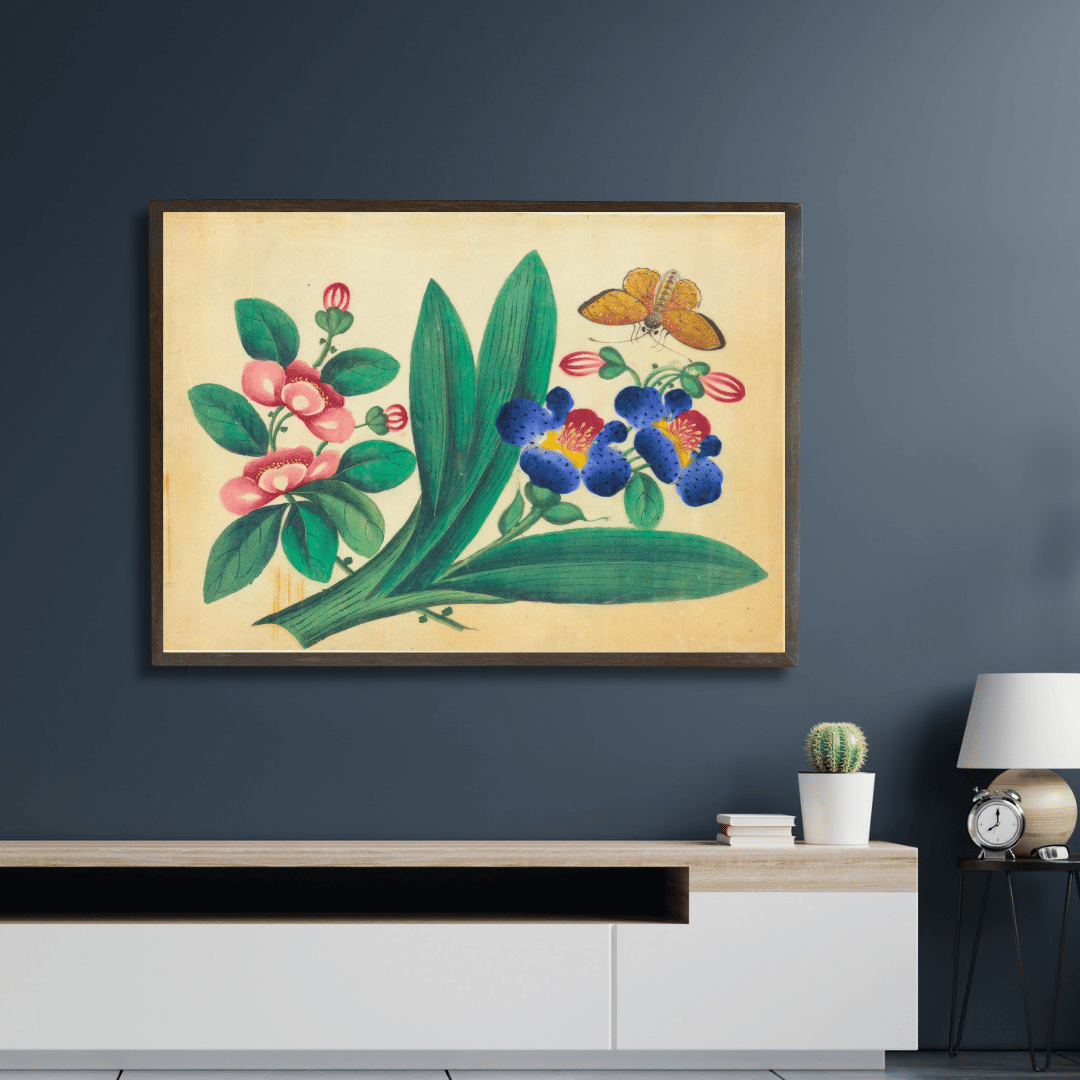 Floral Suite with Butterfly - I