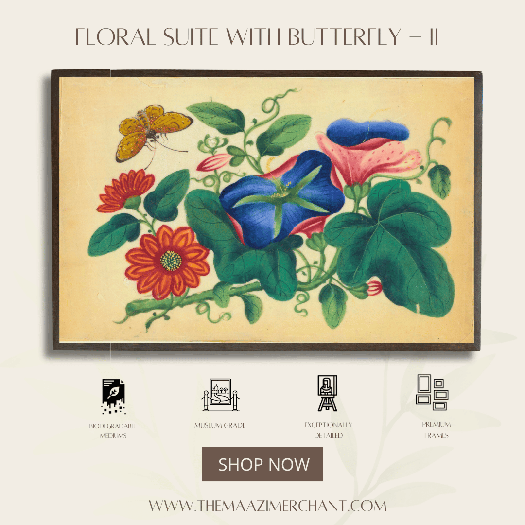 Floral Suite with Butterfly - II
