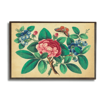 Floral suite with butterfly - III